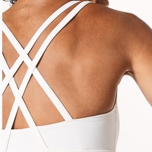 Lululemon Light Gray Energy Sports Bra sz 12